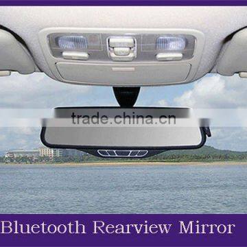 car bluetooth rearview mirror with fm transmitter