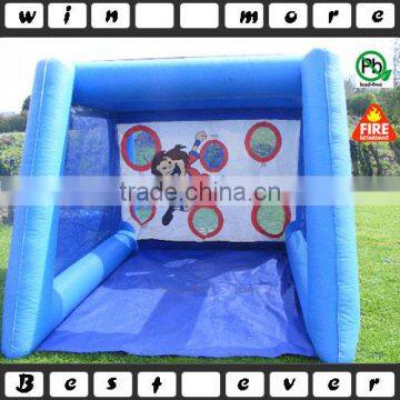PVC Penalty Pitch Inflatable Football Pitch Soccer Goal Game With Score Holes,inflatable Football Tunnel Mini Soccer Pitches photo-2