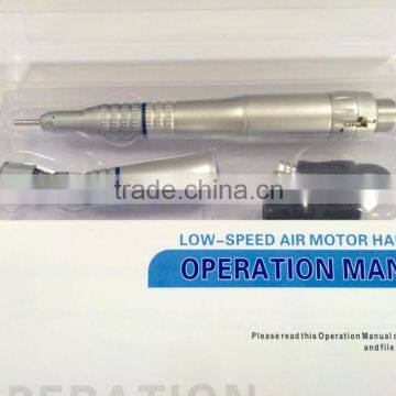 low-speed air motor handpiece 1:1 contra angle handpiece straight nosecone