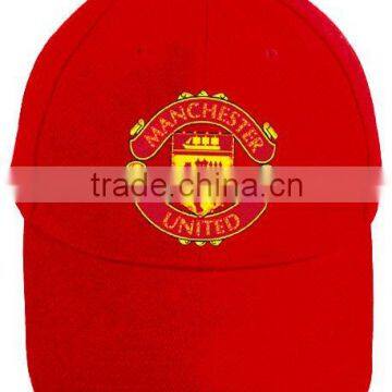 hot sale novelty embroidery led blinking fiber optic red football cap