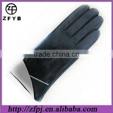2013 fashion style leather snowboard gloves