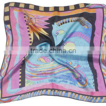 Soft ladies square wholesale scarf