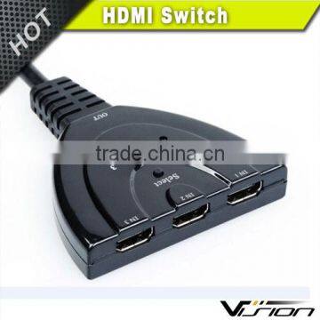 Vision 1.5FT 1080p 3D 3x1 Pigtail HDMI Switch photo-4