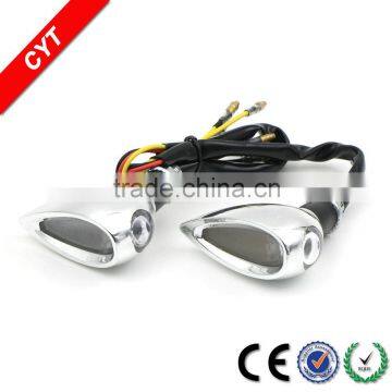 LED WHITE/YELLOW Waterproof Motorcycle Indicator Turn Signal Light WD-A8