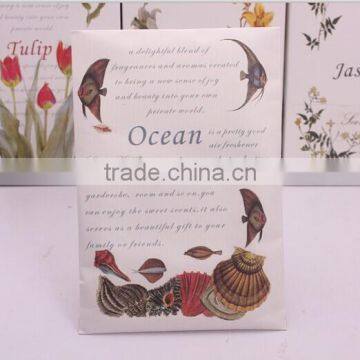 Green leaf name brand clothes scented sachet made in China