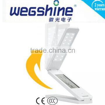 2015 new design 1.8w LED table light dispaly alarm calendar