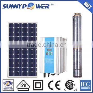 1200W Brushless Motor submersible solar pump