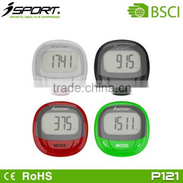 3D pedometer step counter accurate tri-axial 3D step sensor back clipped customized logo and package