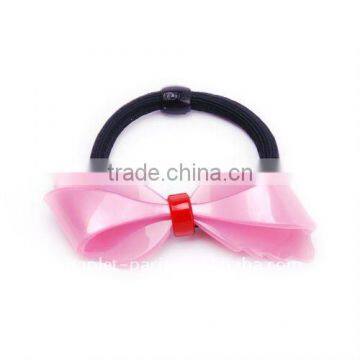 Fashion Teenager Girls Hair Accessory Custom Elatic Hair Tie Resin Flower Elastic Hair Band