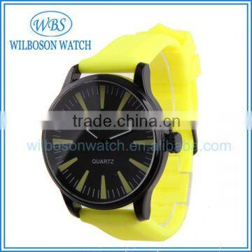 Big Dial Silicon Rubber Wristband Watches For Women photo-3