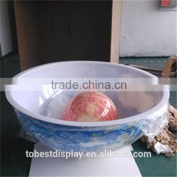 Top grade half sphere plexiglass, acrylic glass half sphere, decorative glass spheres