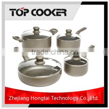 Aluminium non-stick coated china manufacturer directory cookware set