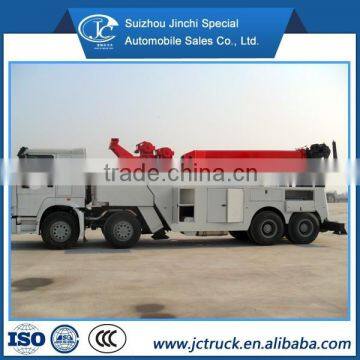 SINO 8X4 heavy wrecker truck,heavy hydraulic duty road wrecker towing truck for sale