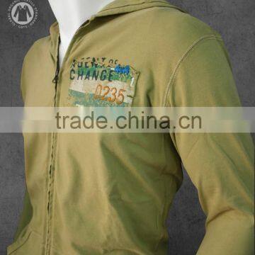 100% Organic eco friendly Peru pima cotton 100% certified hoodie