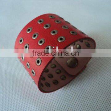 punk rivet Bracelet leather for women original manufacturer factory outlets