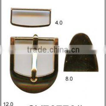 fahsion pin buckle with keeper and tip