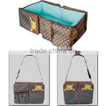 2016 New Multifunction Mother Bag Portable Folding Travel Cot Baby Crib Quality Choice photo-5