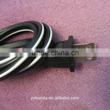 UL Approval US 110v 2 Prong Polarity NEMA1-15P Power Cord photo-4