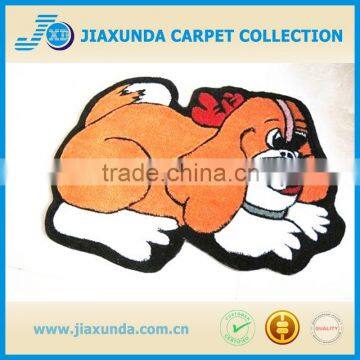 Cute Dog Pattern 100% Acrylic Carton Child Area Rug