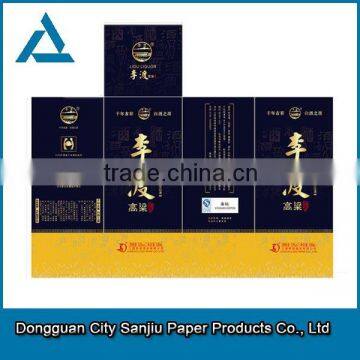 Custom wine box wine Blue packaging box Manufacturers