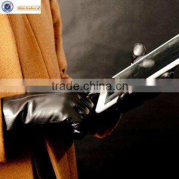 Genuine gaotskin leather gloves