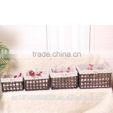 S&D handicraft home hospital hotel use rattan washing clothes basket