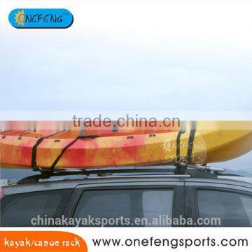 Car Roof Rack PAIR Uprights L-Frame for Kayaks Boats and Canoes + PVC Protection