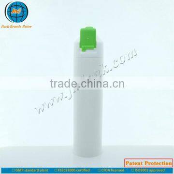 High quality plastic airless dispensing toothpaste bottle by GMP standard plant with super offset printing-colors customized