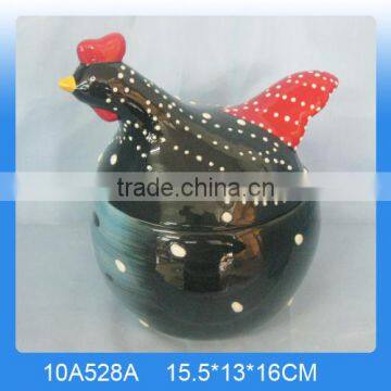 High quality cock shape ceramic storage container