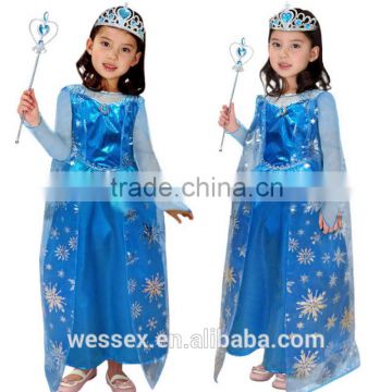 Halloween Frozen Elsa princess cosplay costume party dress