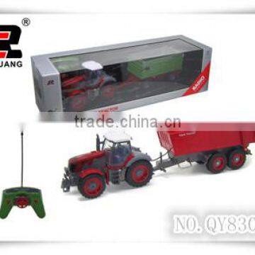 High quality 1:28 6 Channel tractor rc toy