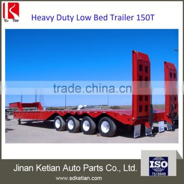 3 Axle low bed Semi Trailer