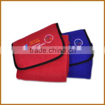 Outdoor Portable Custom Picnic Coral Fleece Camping Blanket photo-4