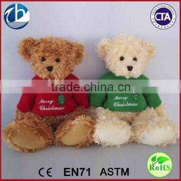 Promotional Plush Bear With T-shirt Printing Customer's LOGO / Wholesale Plush Bear