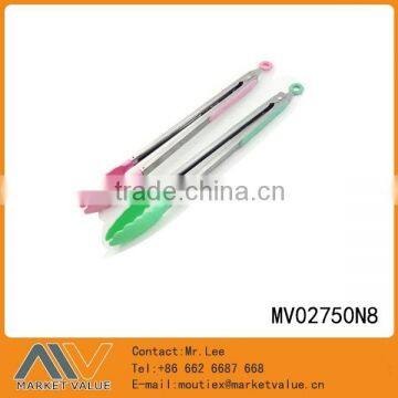 BEST SELLING 12" STAINLESS STEEL TONG CLIP WITH NYLON HEAD FOR FOOD photo-4