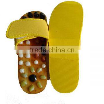 Wholesale popular acupuncture massager slipper,natural pebble massager slipper