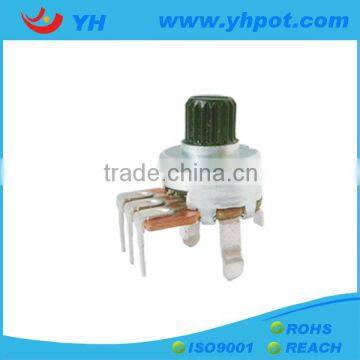 jiangsu 12mm plastic knob 10k ohm rotary vertical potentiometer for guitar