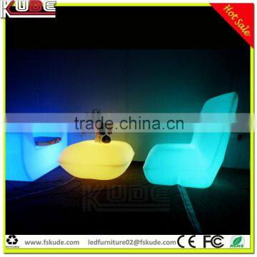 Multi Color Changing Wave Shape LED Bar Counter, Portable Bar Counter, Light up Bar Counter photo-2