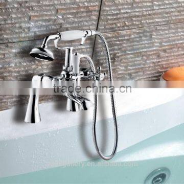 Classical Gloden Brass Bathtub Shower Mixer Water Taps