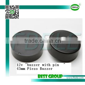 cheaper 12v 85DB 43mm "buzzer with pin " FBPB4315A