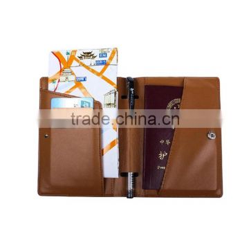 Leather wallet Passport Cover Travel Cover Passport Id Card Holder