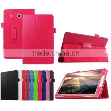 Classic stand PU leather tablet case for Samsung Tab E 8.0