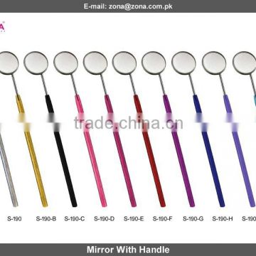 Professional Eyelash Handy Mirror / Magnifying Eyelash Mirror / Get Eyelash Mirror With Your Printed Business Name From ZONA