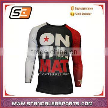 Stan Caleb China Men's Long Sleeve Compression Tight Sublimated Camo Compression T- Shirt Running Shirts photo-1