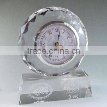 Art Mini Crystal Clock For Office