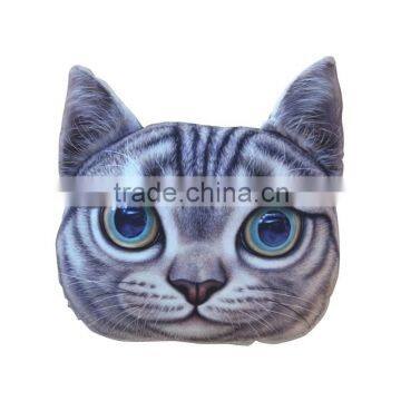 Hot Sale Cute Seat Cushion Cartoon Chair Pillow Personality Car Cushion Cover Creative Handsome Cat Shape Nap Pillow Cover