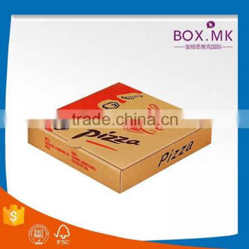 Customized Hot Sale Ecofriendly Good Quality Cheap 8/9/12/14 Inch Square Pizza Paper Box