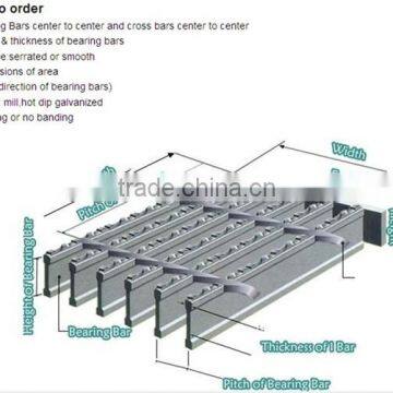 High quality Steel grating / grating price / grating factory in Hebei, China