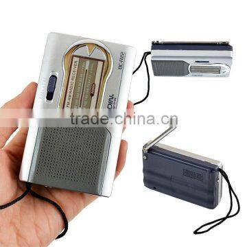 New High Quality Mini AM FM Radio World Receiver Streaming Music Radio Stations BC-R22