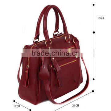 Wholesale China Factory Leather Handbag Big Woman Handbag 2016 photo-2